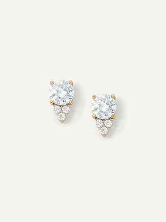 Olive & Piper Chloe Studs #0 default Gold vertical thumbnail