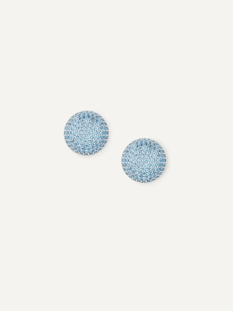 Olive & Piper Emma Studs #0 default Silver/Blue vertical thumbnail