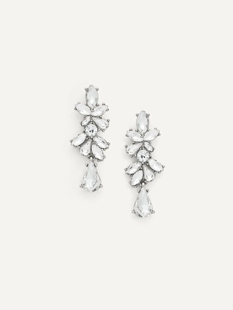 Olive & Piper Mini Valentina Earrings #0 default Silver vertical thumbnail