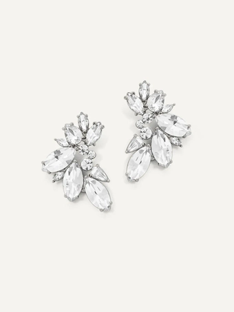 Olive & Piper Porter Cluster Studs #0 default Silver vertical thumbnail