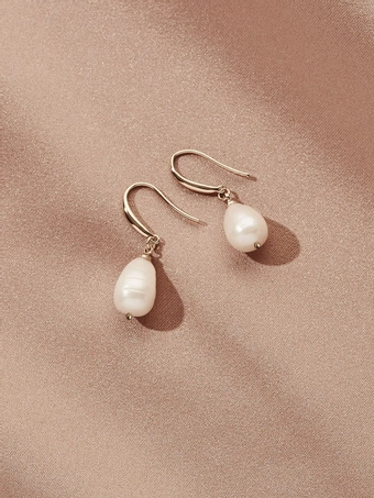Olive & Piper Prado Pearl Drops #2 Gold vertical thumbnail