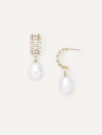 Olive & Piper Priya Earrings #1 Gold vertical thumbnail