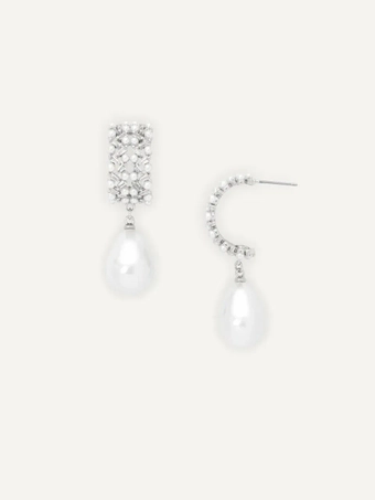 Olive & Piper Priya Earrings #0 default Silver vertical thumbnail