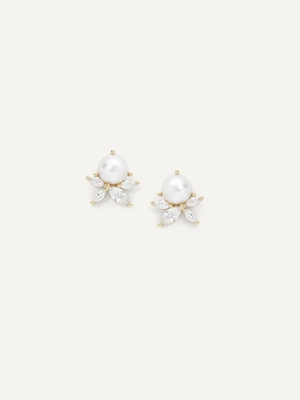 Olive & Piper Sandra Studs #0 default Gold vertical thumbnail