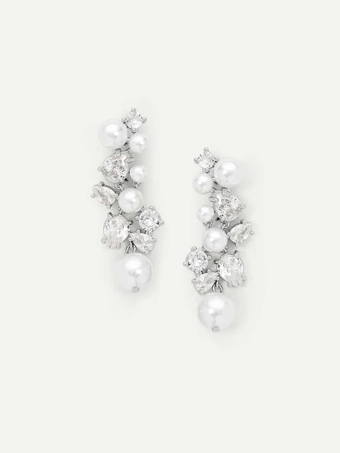 Olive & Piper Serena Drops #0 default Silver vertical thumbnail