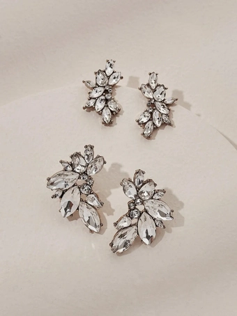 Olive & Piper Tatum Studs #3 Silver vertical thumbnail