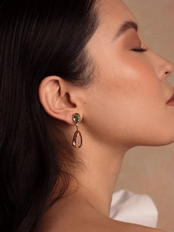 Olive & Piper Thea Drops #2 Gold vertical thumbnail