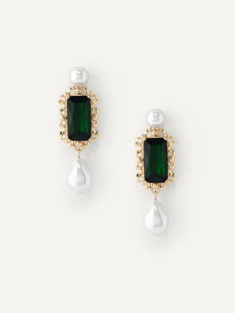Olive & Piper Vittoria Drops #0 default Gold/Emerald vertical thumbnail