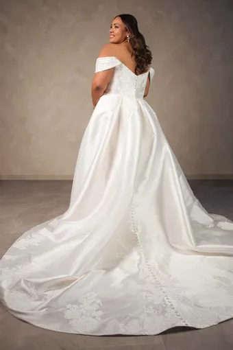 Essense of Australia Plus Size Style NO. D4493PS #3 backface vertical thumbnail