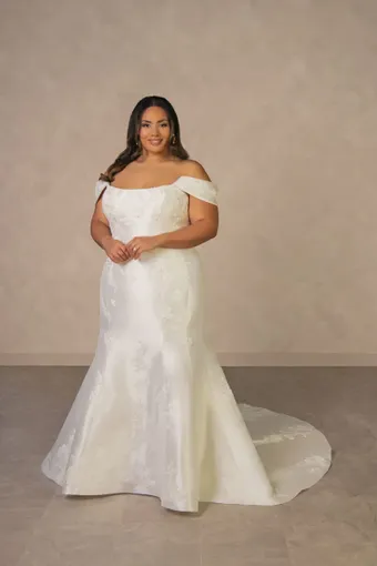 Essense of Australia Plus Size Style NO. D4493PS #2 frontface vertical thumbnail