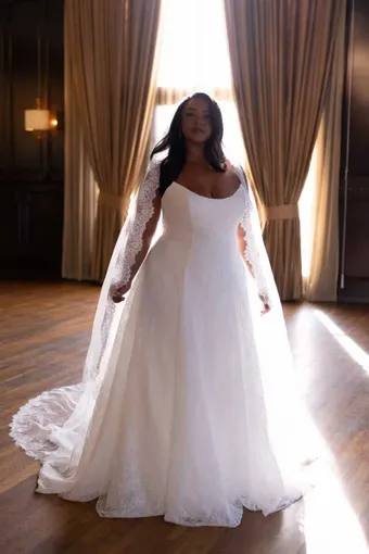 Essense of Australia Plus Size Style NO. D4543PS #0 default frontface vertical thumbnail