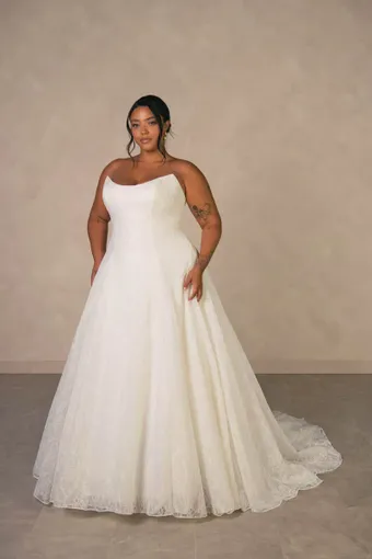 Essense of Australia Plus Size Style NO. D4543PS #3 frontface vertical thumbnail