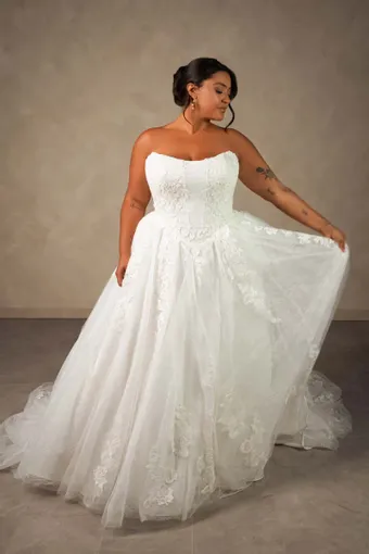 Essense of Australia Plus Size Style NO. D4553PS #1 frontface vertical thumbnail