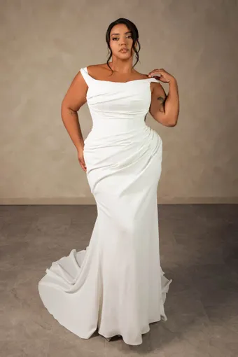 Essense of Australia Plus Size Style NO. D4563PS #1 frontface vertical thumbnail