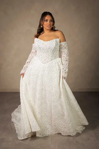 Essense of Australia Plus Size Style NO. D4591PS #1 frontface vertical thumbnail