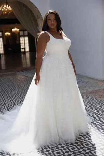 Essense of Australia Plus Size Style NO. D4620PS #1 frontface vertical thumbnail