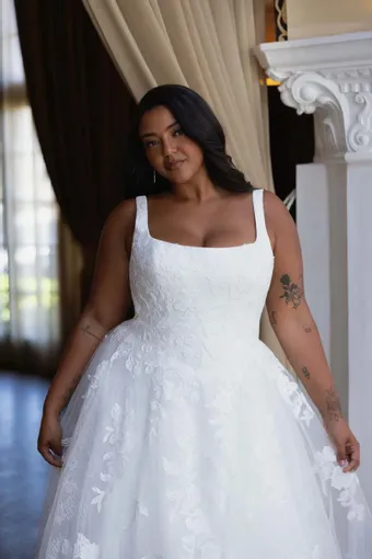 Essense of Australia Plus Size Style NO. D4620PS #7 frontface vertical cropped thumbnail