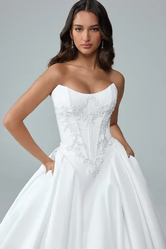 Sophia Tolli Lettie #4 Ivory frontface vertical cropped thumbnail