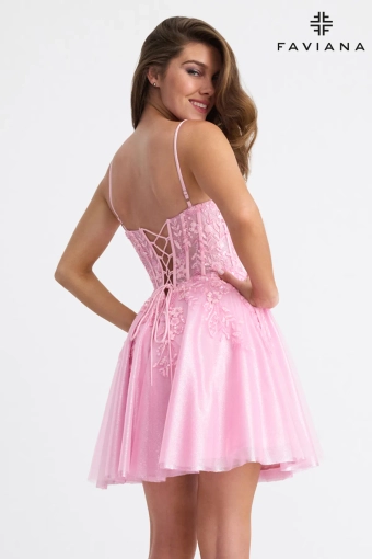 Faviana Style #11305 #3 default Cotton Candy Pink backface vertical thumbnail
