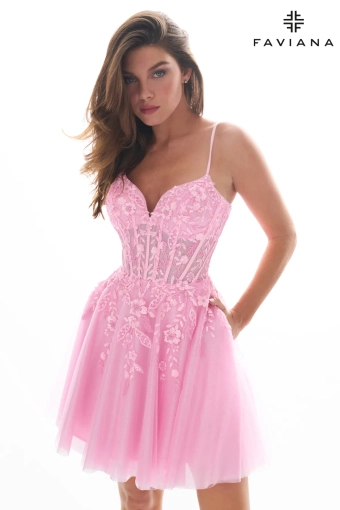 Faviana Style #11305 #0 default Cotton Candy Pink frontface vertical thumbnail