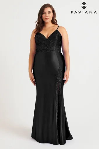 Faviana 9562 #10 Black vertical thumbnail