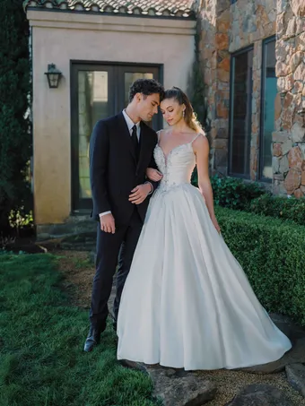Allure Bridals Style #A1484 #1 frontface vertical thumbnail