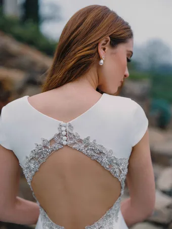 Allure Bridals Style #A1485 #4 backface vertical cropped thumbnail