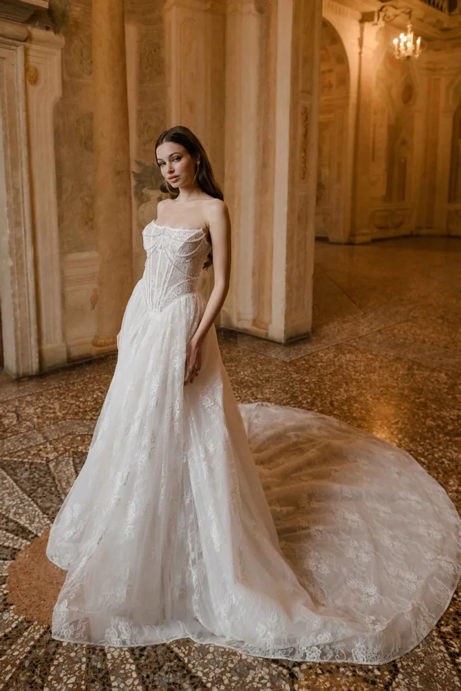 Abella - E615NC | Linen Jolie Bridal