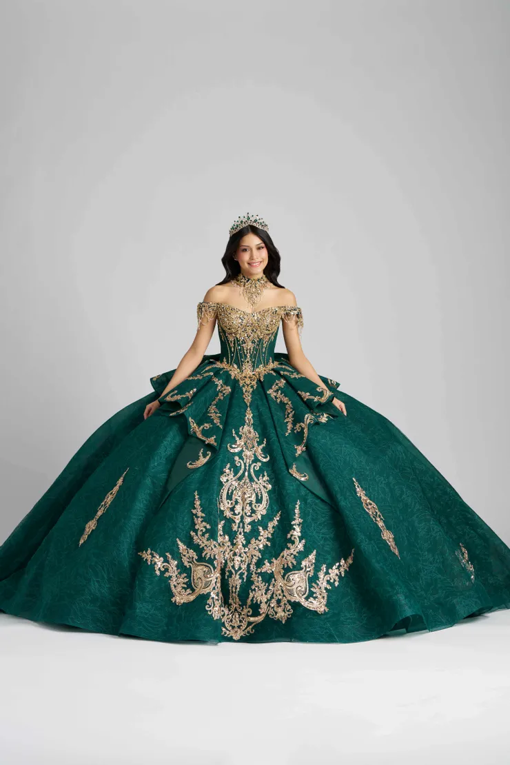 AmaBella Quinceanera Style #Q1100 #1 frontface vertical picture