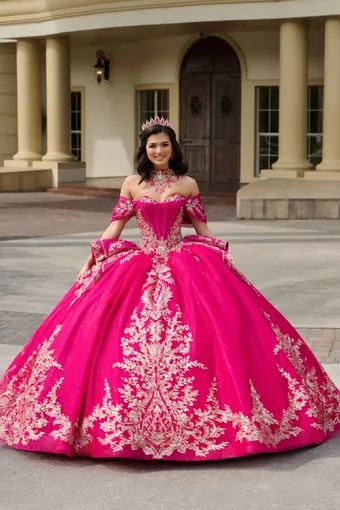 AmaBella Quinceanera Q1103 #1 frontface vertical thumbnail