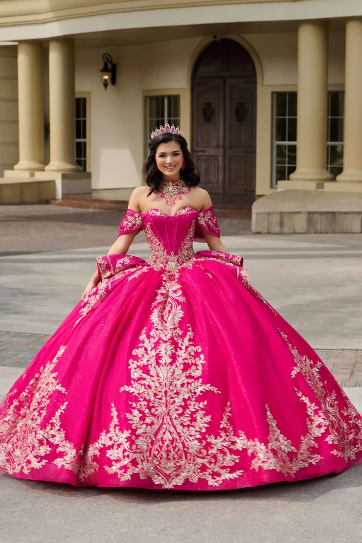 AmaBella Quinceanera Style #Q1103 #1 frontface vertical picture