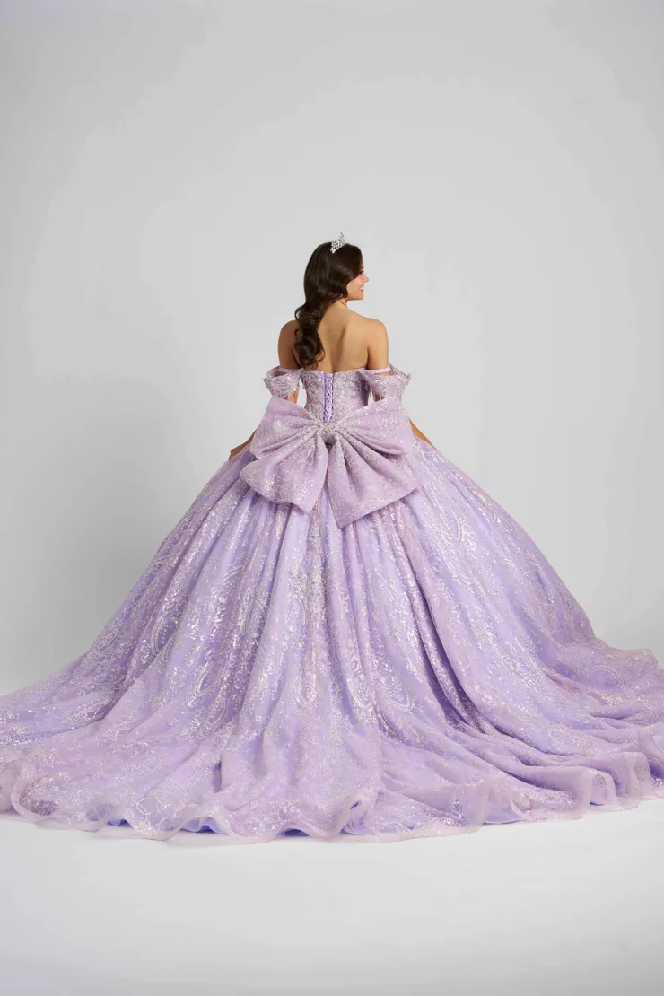 AmaBella Quinceanera Style #Q1104 #14 default Lilac backface vertical picture