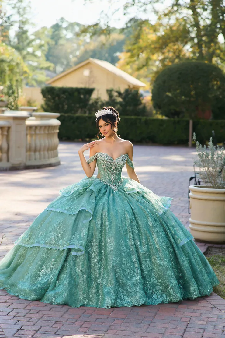 AmaBella Quinceanera Style #Q1108 #1 frontface vertical picture