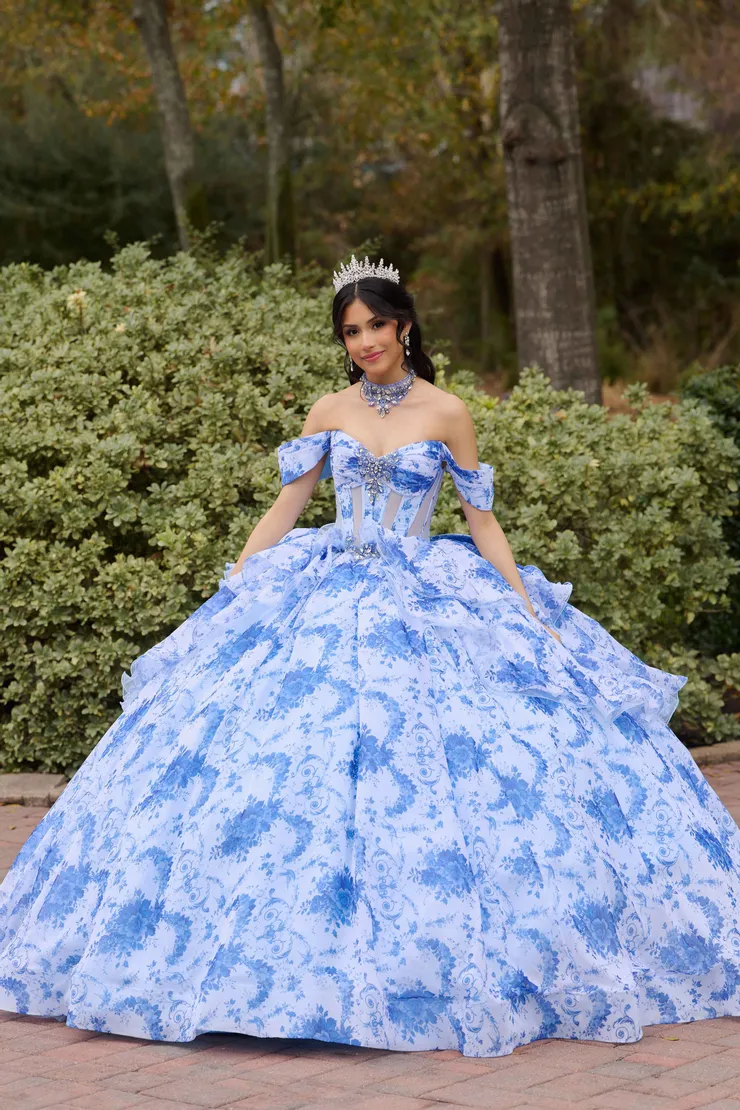 AmaBella Quinceanera Style #Q1110 #0 default frontface vertical picture