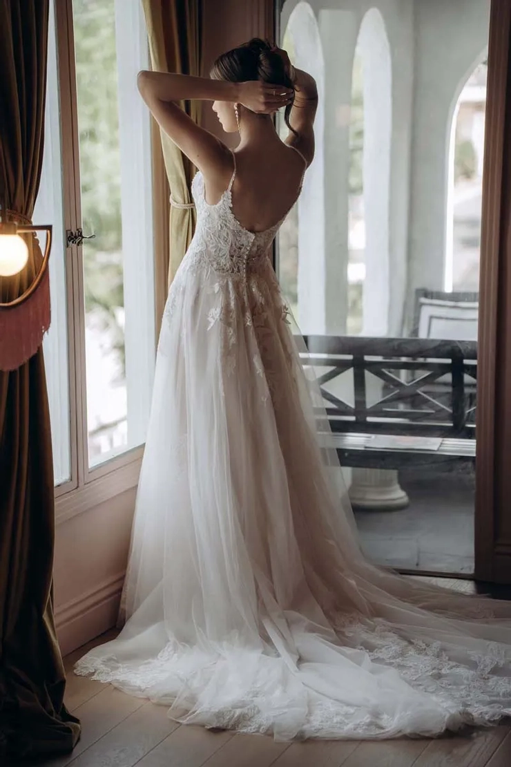 stella york backless wedding dress Stella York
