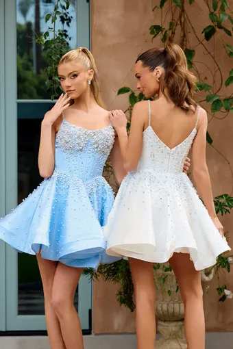 Portia and Scarlett Style #PS26701 $4 Blue White backface vertical thumbnail