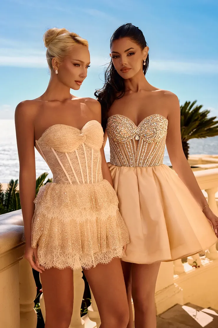 Portia and Scarlett Style #PS26710 #1 Champagne frontface vertical picture