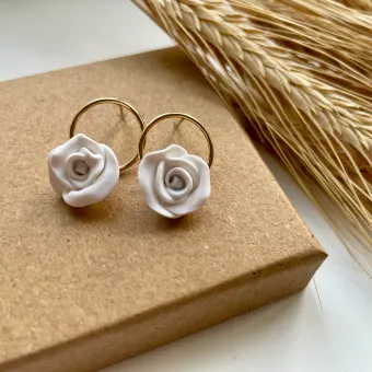Posza Design Rosa Earrings hoop #0 vertical thumbnail