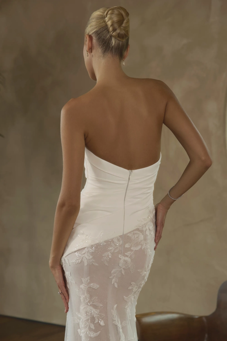 Casablanca Bridal Style #2645 #6 backface vertical cropped picture
