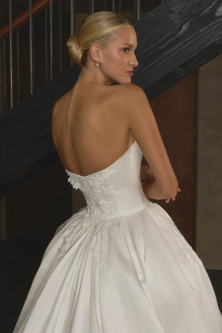 Casablanca Bridal Style #2647 #5 backface vertical cropped picture
