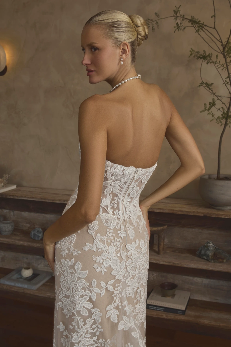 Casablanca Bridal Style #2654 #5 backface vertical cropped picture