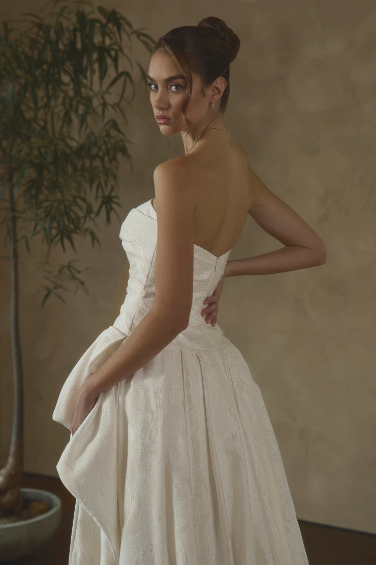 Casablanca Bridal Style #2655 #3 backface vertical cropped picture