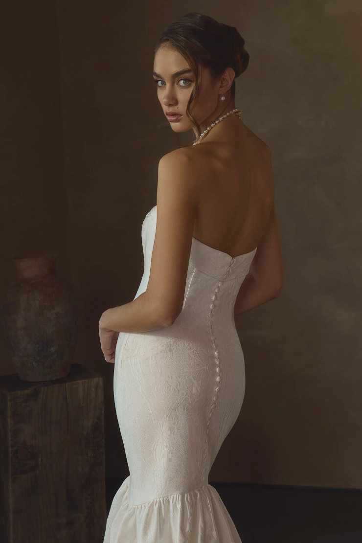 Casablanca Bridal Style #2657 #6 backface vertical cropped picture