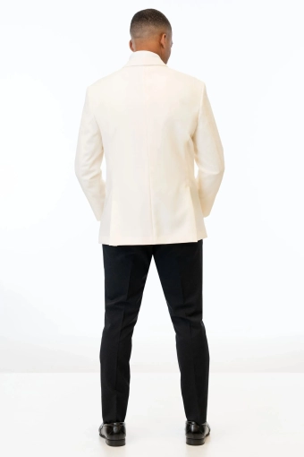 Jim's Formal Wear Style #Ivory Classic Dinner Jacket #1 default backface vertical thumbnail