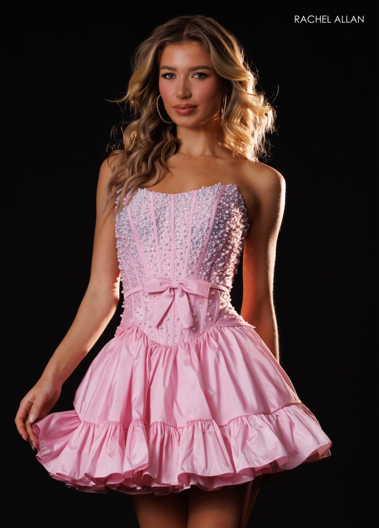 Rachel Allan Style #40658 #0 default Pink frontface vertical cropped picture