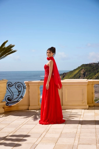 Portia and Scarlett PS26902E #1 Red/Nude vertical thumbnail