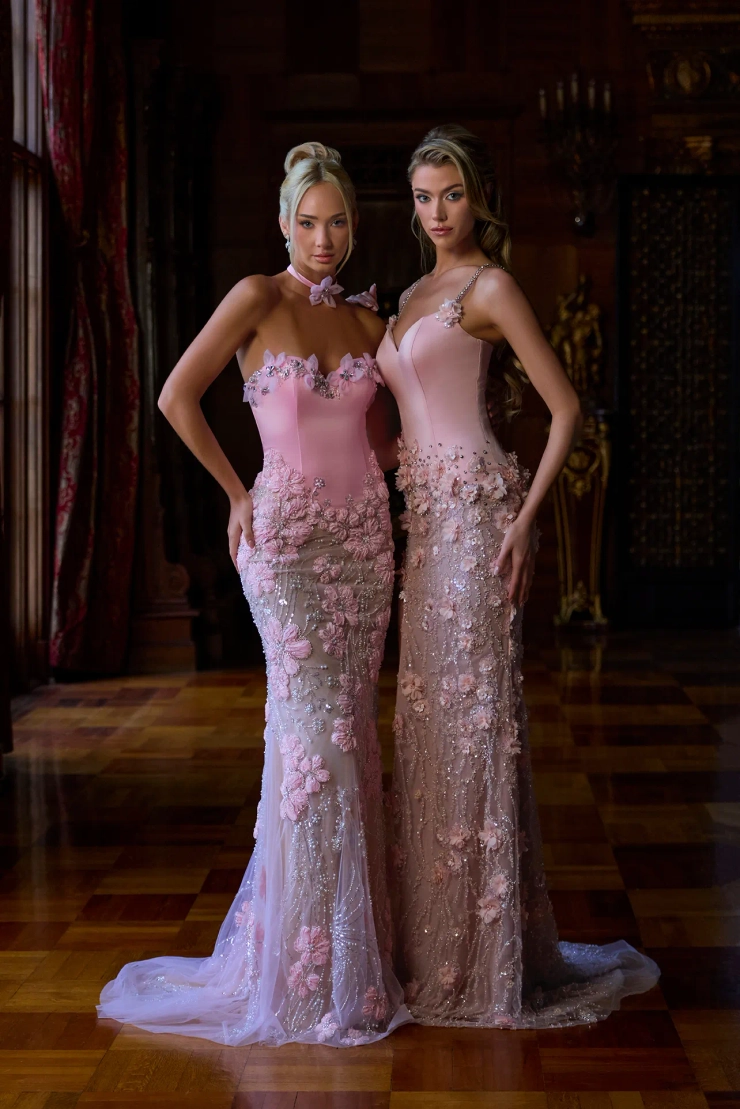 Portia and Scarlett Style #PS26911E #1 Pink frontface vertical picture
