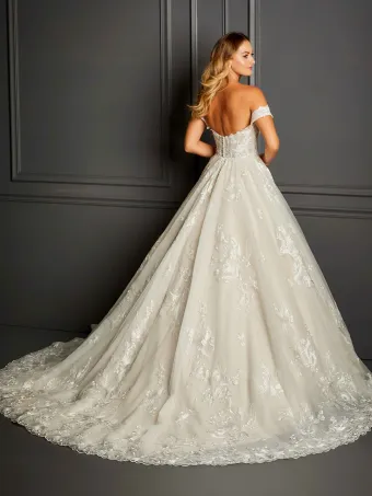 Christina Wu Brides 15767  Off-Shoulder Sweetheart Ballgown Wedding Dress #2 default backface vertical thumbnail