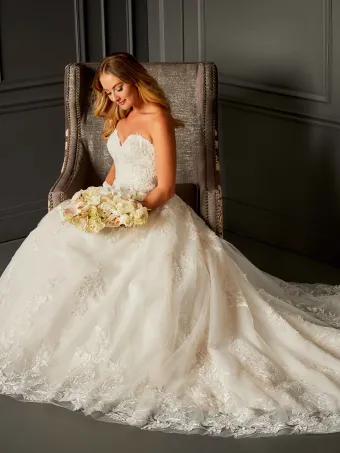 Christina Wu Brides 15775  A-line Sweetheart Wedding Dress with Lace #0 default frontface vertical thumbnail
