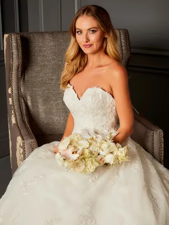 Christina Wu Brides 15775  A-line Sweetheart Wedding Dress with Lace #2 frontface vertical cropped thumbnail